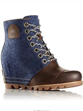 Sorel 1964 Premium Wedge Casual Boot Saddle Medium 8.5